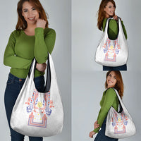 Philippines Barong Style Grocery Bag Polynesian Kakau Art Tattoos with Tribal Filipino Sun LT03 - Polynesian Pride