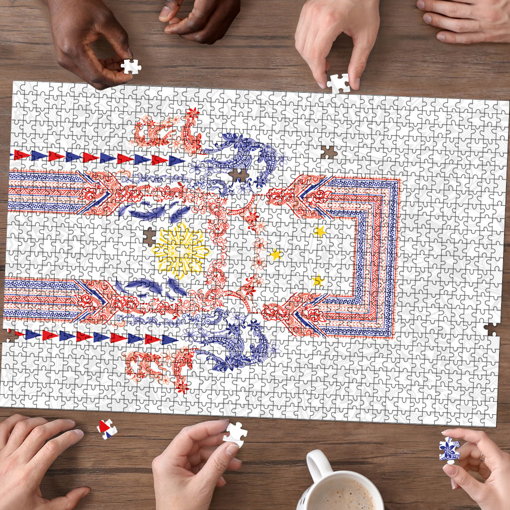 Philippines Barong Style Puzzle Polynesian Kakau Art Tattoos with Tribal Filipino Sun