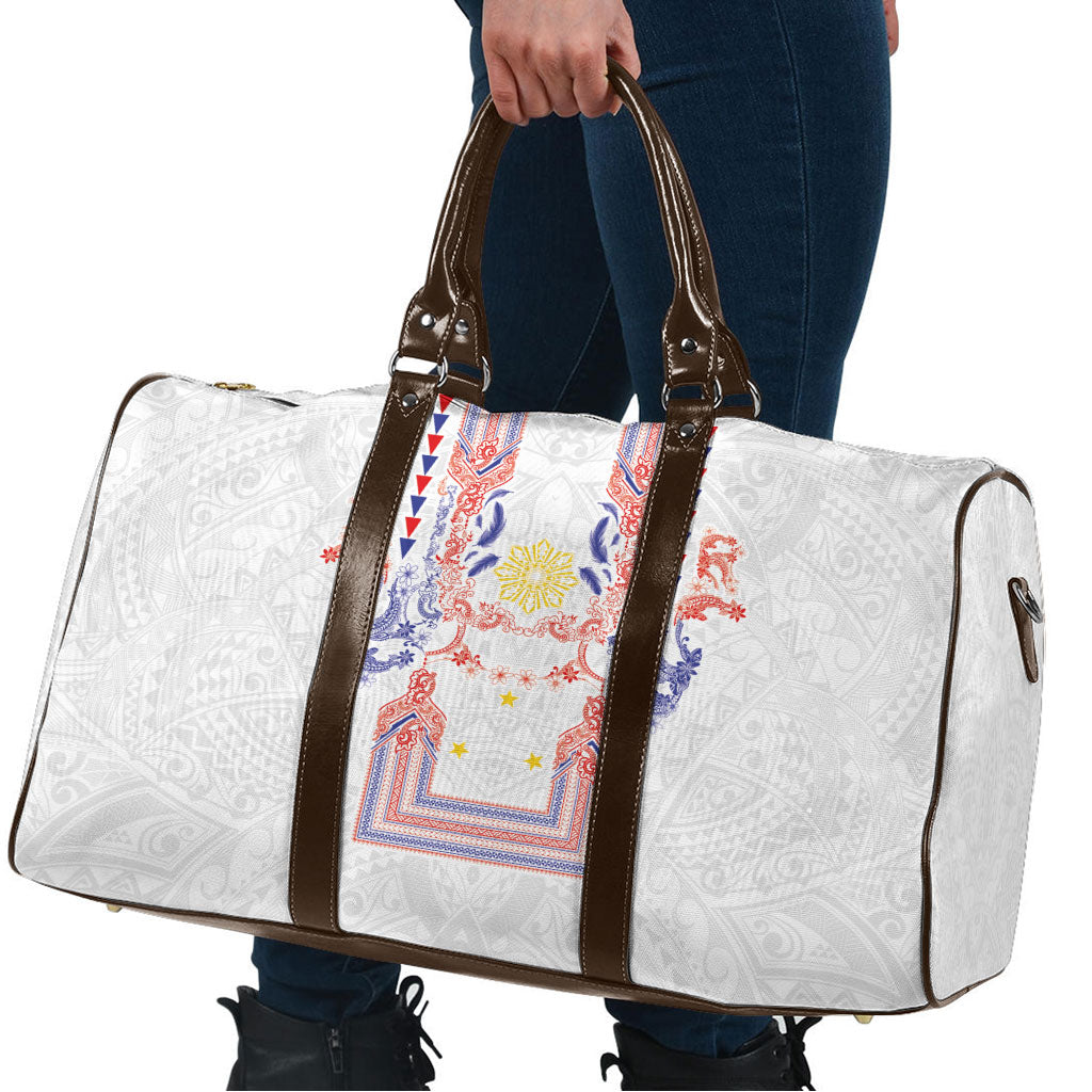 Philippines Barong Style Travel Bag Polynesian Kakau Art Tattoos with Tribal Filipino Sun LT03 - Polynesian Pride