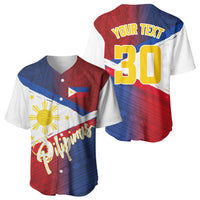 Philippines Basketball Custom Baseball Jersey Pilipinas Tribal Pattern