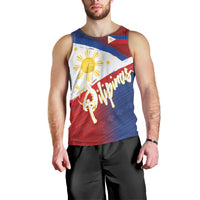 Philippines Basketball Custom Men Tank Top Pilipinas Tribal Pattern LT03 - Polynesian Pride