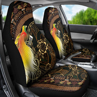 Papua New Guinea and Indonesia Batik Car Seat Cover Bird of Paradise with Tribal Batik Patterns LT03 - Polynesian Pride