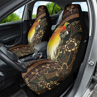 Papua New Guinea and Indonesia Batik Car Seat Cover Bird of Paradise with Tribal Batik Patterns LT03 - Polynesian Pride