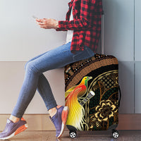 Papua New Guinea and Indonesia Batik Luggage Cover Bird of Paradise with Tribal Batik Patterns LT03 - Polynesian Pride