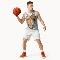 Samoan Tatau Basketball Jersey Tattoo Reveal Effect LT03 - Polynesian Pride