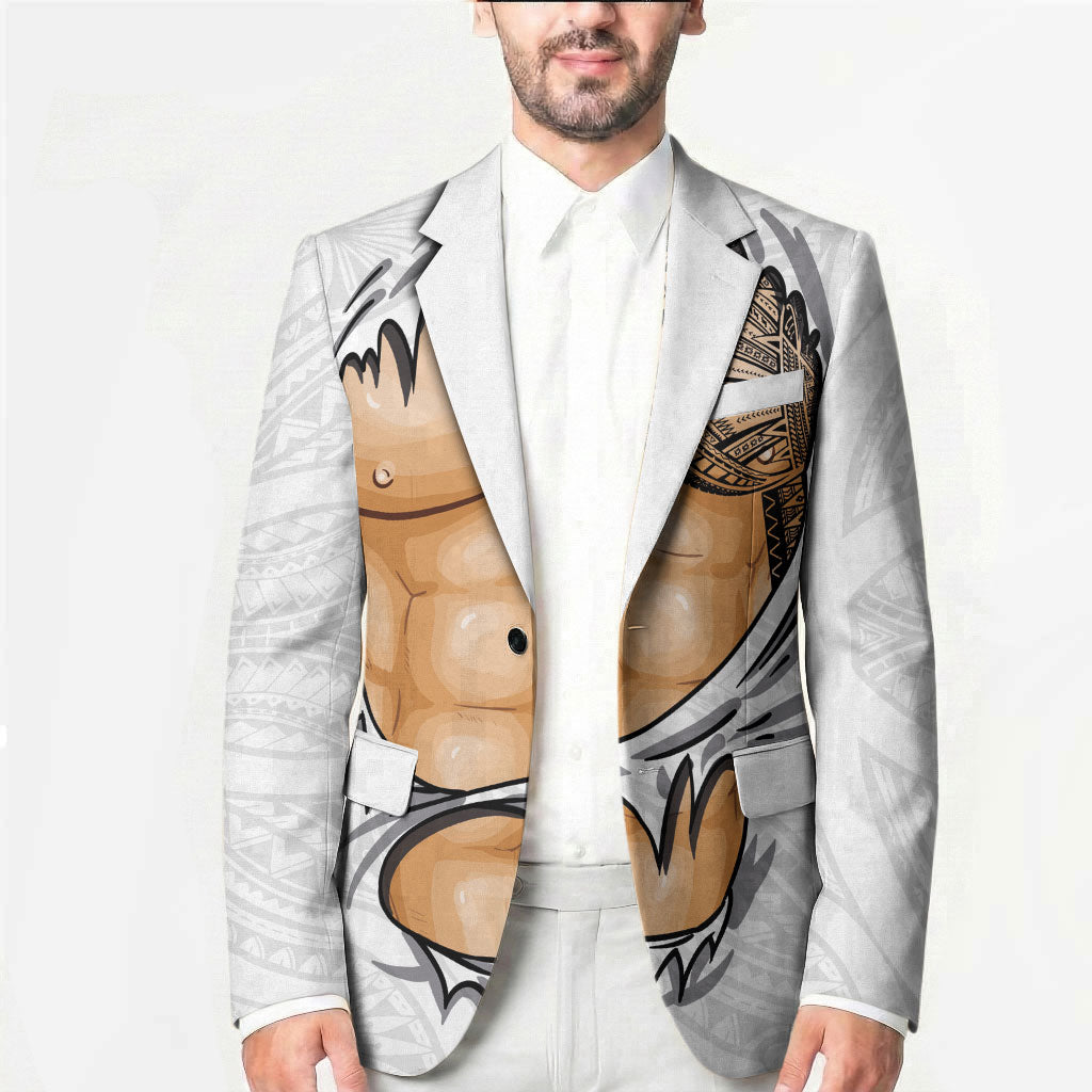 Samoan Tatau Blazer Tattoo Reveal Effect LT03 - Polynesian Pride