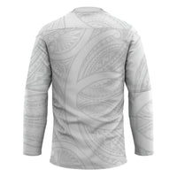 Samoan Tatau Hockey Jersey Tattoo Reveal Effect LT03 - Polynesian Pride