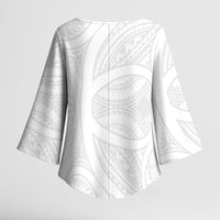 Samoan Tatau Kimono Sleeve Blouse Tattoo Reveal Effect LT03 - Polynesian Pride