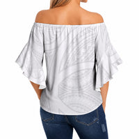 Samoan Tatau Off Shoulder Wrap Waist Top Tattoo Reveal Effect LT03 - Polynesian Pride