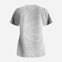 Samoan Tatau Scrub Top Tattoo Reveal Effect LT03 - Polynesian Pride