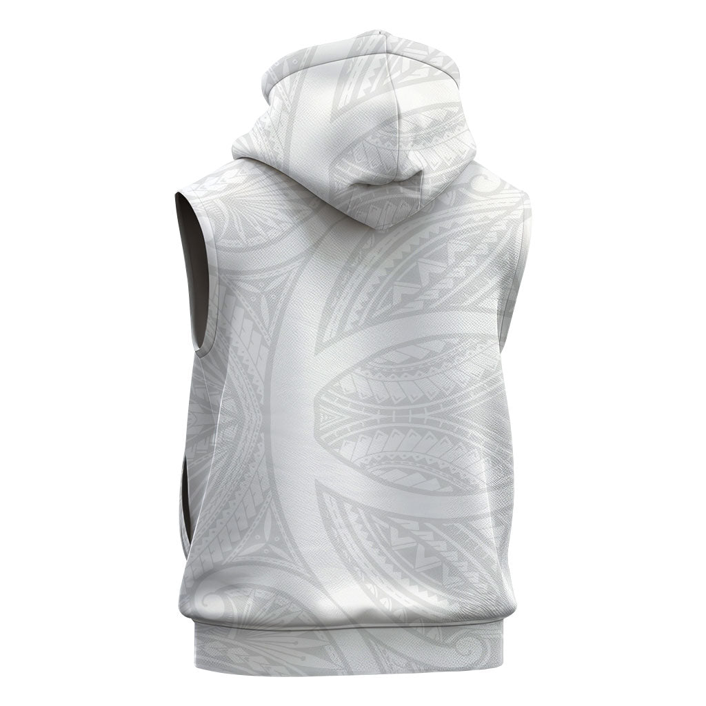 Samoan Tatau Sleeveless Hoodie Tattoo Reveal Effect LT03 - Polynesian Pride
