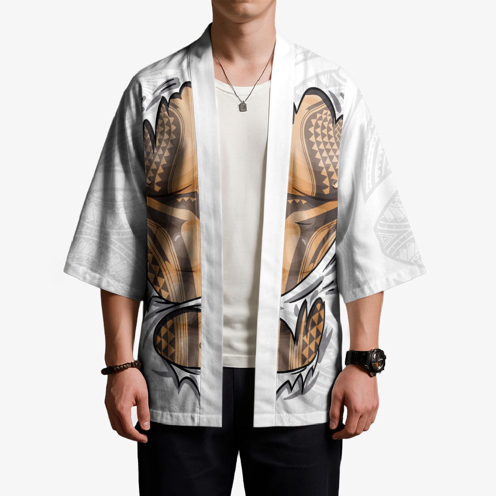 Hawaiian Kakau Kimono Aquaman Tattoo Reveal Effect LT03 - Polynesian Pride