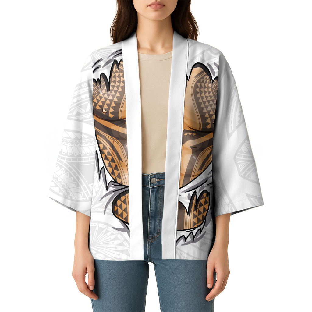 Hawaiian Kakau Kimono Aquaman Tattoo Reveal Effect LT03 - Polynesian Pride
