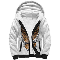 Hawaiian Kakau Sherpa Hoodie Aquaman Tattoo Reveal Effect LT03 Unisex White - Polynesian Pride