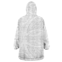 Hawaiian Kakau Wearable Blanket Hoodie Aquaman Tattoo Reveal Effect LT03 - Polynesian Pride