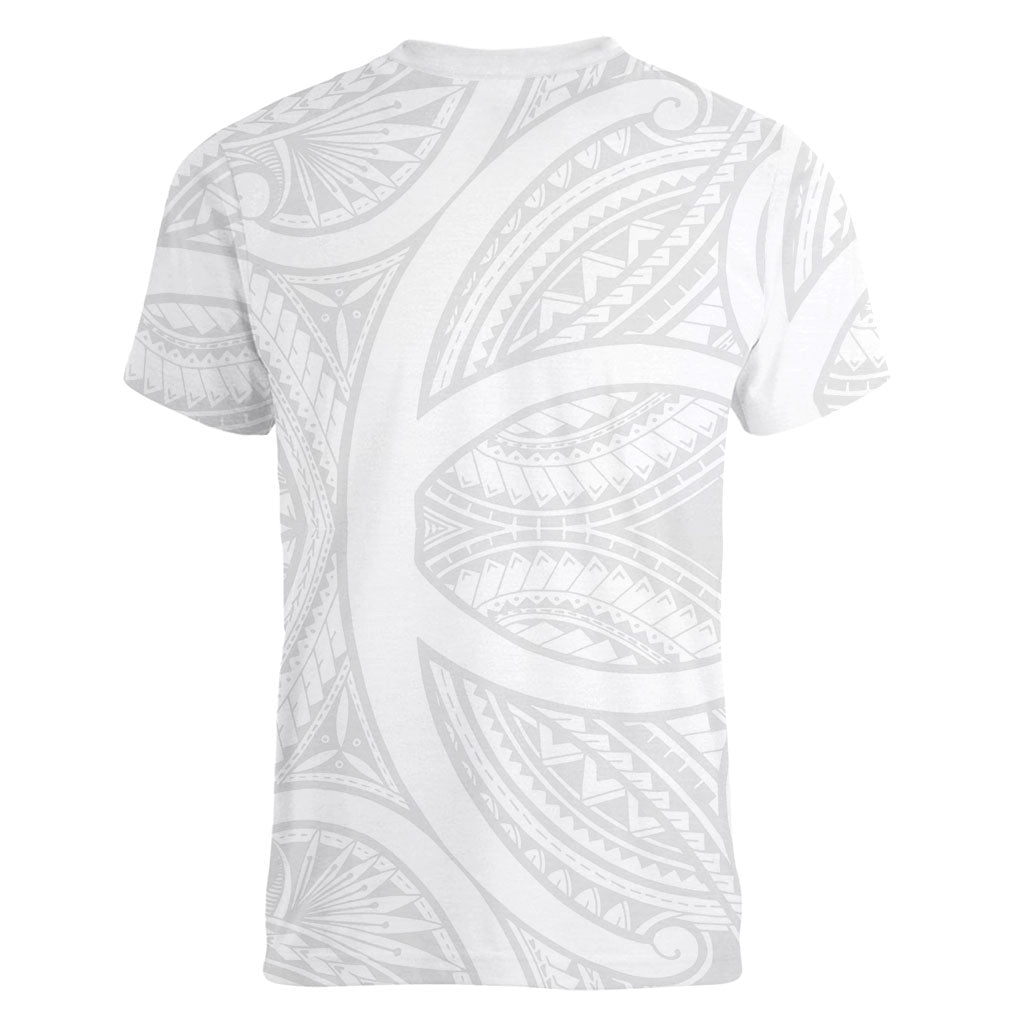 Hawaiian Kakau Women V-Neck T-Shirt Aquaman Tattoo Reveal Effect LT03 - Polynesian Pride