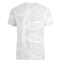 Hawaiian Kakau Women V-Neck T-Shirt Aquaman Tattoo Reveal Effect LT03 - Polynesian Pride