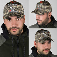 Pearl Harbor Remembrance Day Personalized Classic Cap Memories of December 7 with Red Poppy Lei - Polynesian Pride