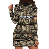 Pearl Harbor Remembrance Day Personalized Hoodie Dress Memories of December 7 with Red Poppy Lei LT03 - Polynesian Pride