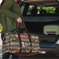 Pearl Harbor Remembrance Day Travel Bag Memories of December 7 with Red Poppy Lei LT03 - Polynesian Pride