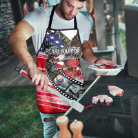 Pearl Harbor Remembrance Day Apron Lest We Forget - The Bald Eagle Remembers - Polynesian Pride