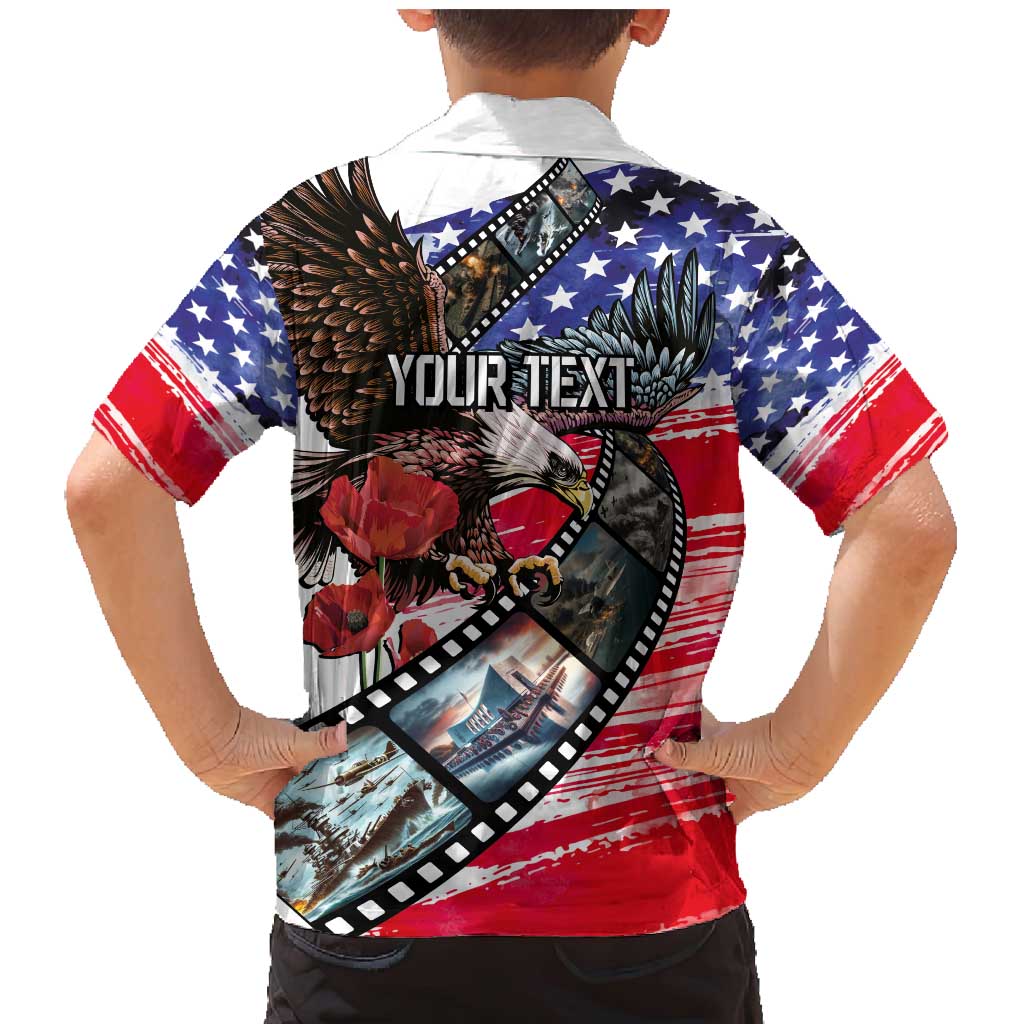 Pearl Harbor Remembrance Day Personalized Family Matching Mermaid Dress and Hawaiian Shirt Lest We Forget - The Bald Eagle Remembers LT03 - Polynesian Pride