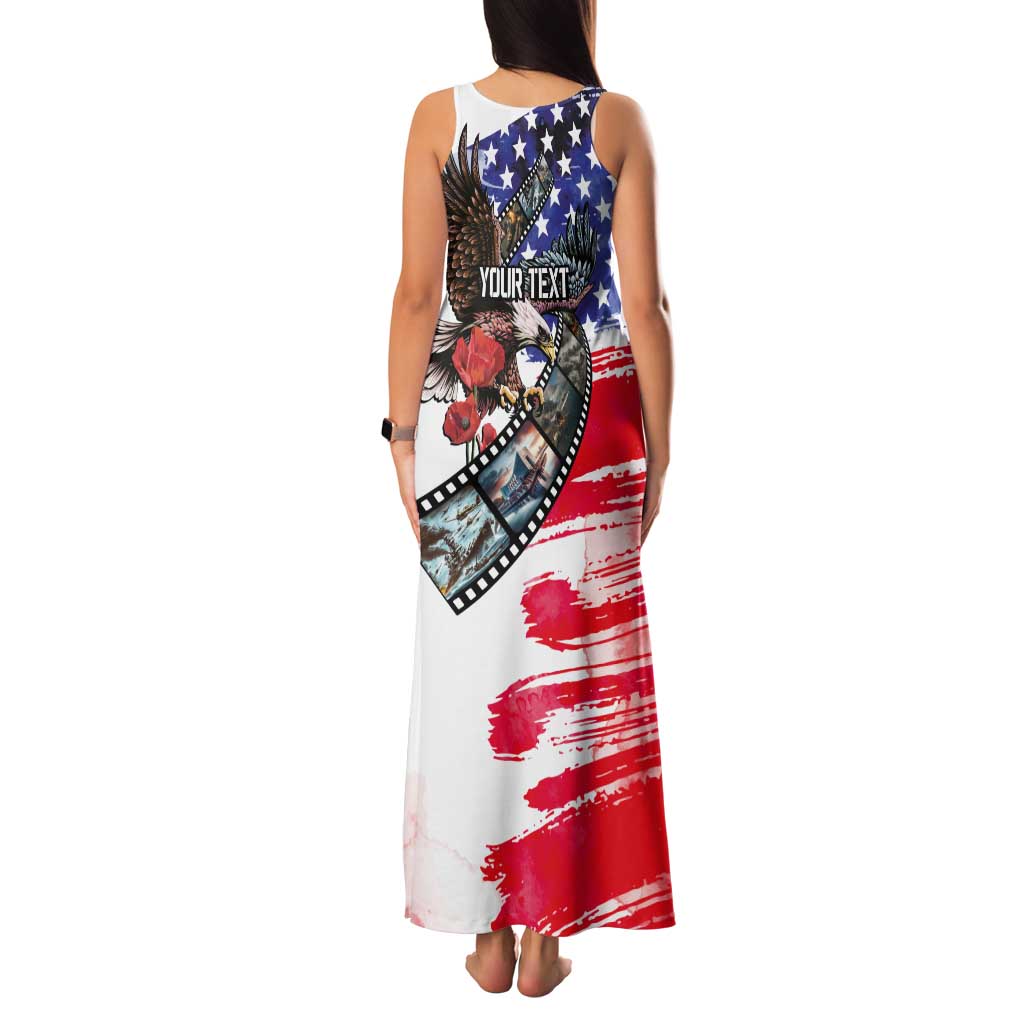 Pearl Harbor Remembrance Day Personalized Family Matching Tank Maxi Dress and Hawaiian Shirt Lest We Forget - The Bald Eagle Remembers LT03 - Polynesian Pride