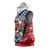 Pearl Harbor Remembrance Day Personalized Sleeveless Hoodie Lest We Forget - The Bald Eagle Remembers LT03 - Polynesian Pride