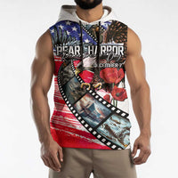 Pearl Harbor Remembrance Day Personalized Sleeveless Hoodie Lest We Forget - The Bald Eagle Remembers LT03 - Polynesian Pride