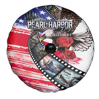 Pearl Harbor Remembrance Day Spare Tire Cover Lest We Forget - The Bald Eagle Remembers LT03 - Polynesian Pride