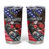 Pearl Harbor Remembrance Day Personalized Tumbler Cup Lest We Forget - The Bald Eagle Remembers LT03 White - Polynesian Pride