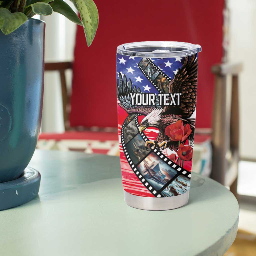 Pearl Harbor Remembrance Day Personalized Tumbler Cup Lest We Forget - The Bald Eagle Remembers LT03 - Polynesian Pride