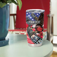 Pearl Harbor Remembrance Day Personalized Tumbler Cup Lest We Forget - The Bald Eagle Remembers LT03 - Polynesian Pride