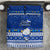 Palau Christmas Bedding Set Snowman Hugs Palau Coat of Arms Maori Pattern Blue Style LT03 Blue - Polynesian Pride