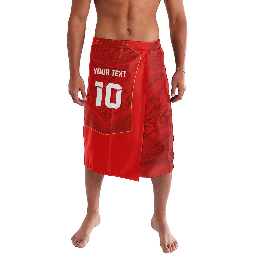 Custom Mate Ma'a Tonga Rugby Lavalava Ngatu Tribal Motifs Sporty Style - Polynesian Pride