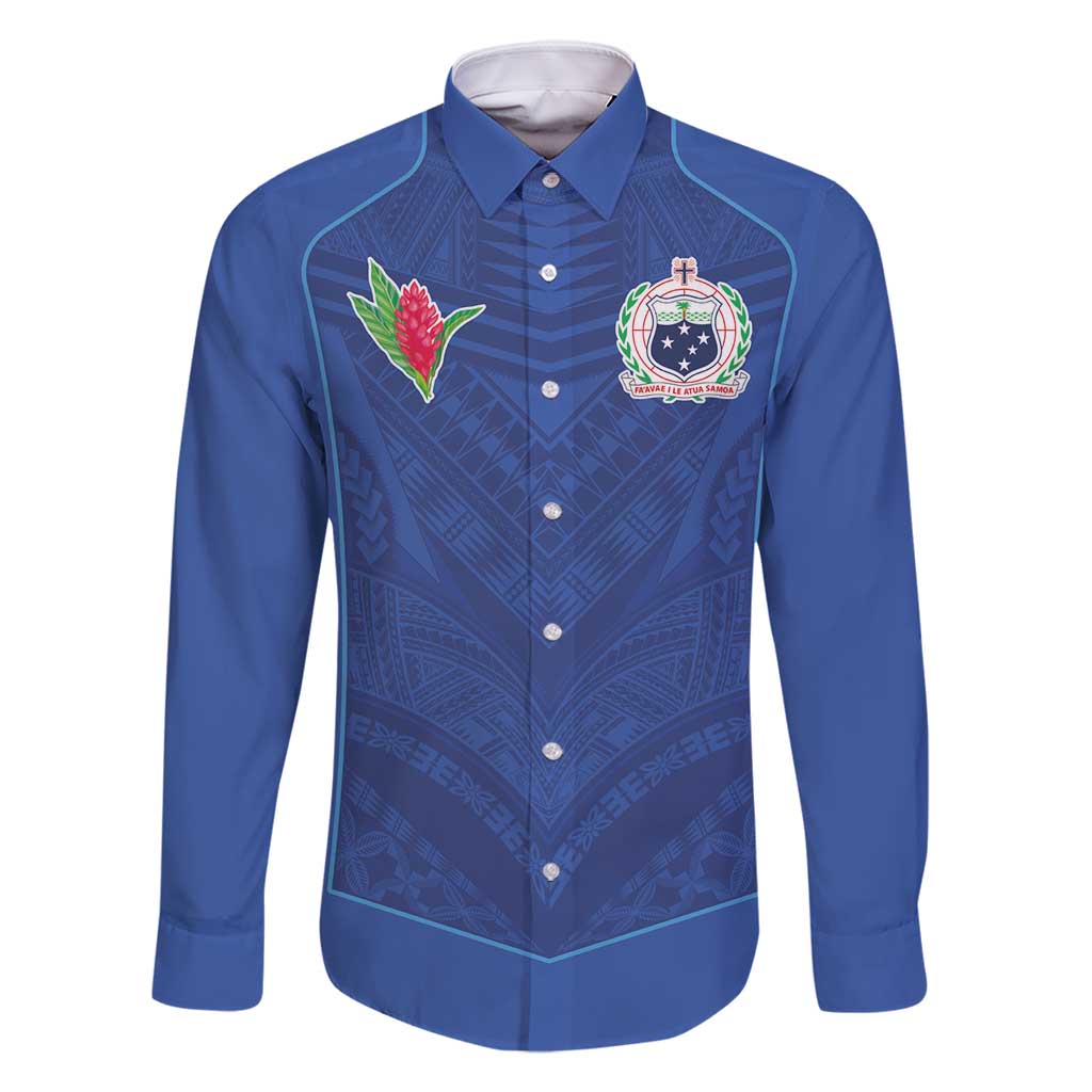 Custom Samoa Rugby Family Matching Tank Maxi Dress and Hawaiian Shirt Tatau Tribal Motifs Sporty Style - Polynesian Pride