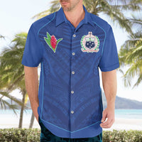 Custom Samoa Rugby Hawaiian Shirt Tatau Tribal Motifs Sporty Style - Polynesian Pride