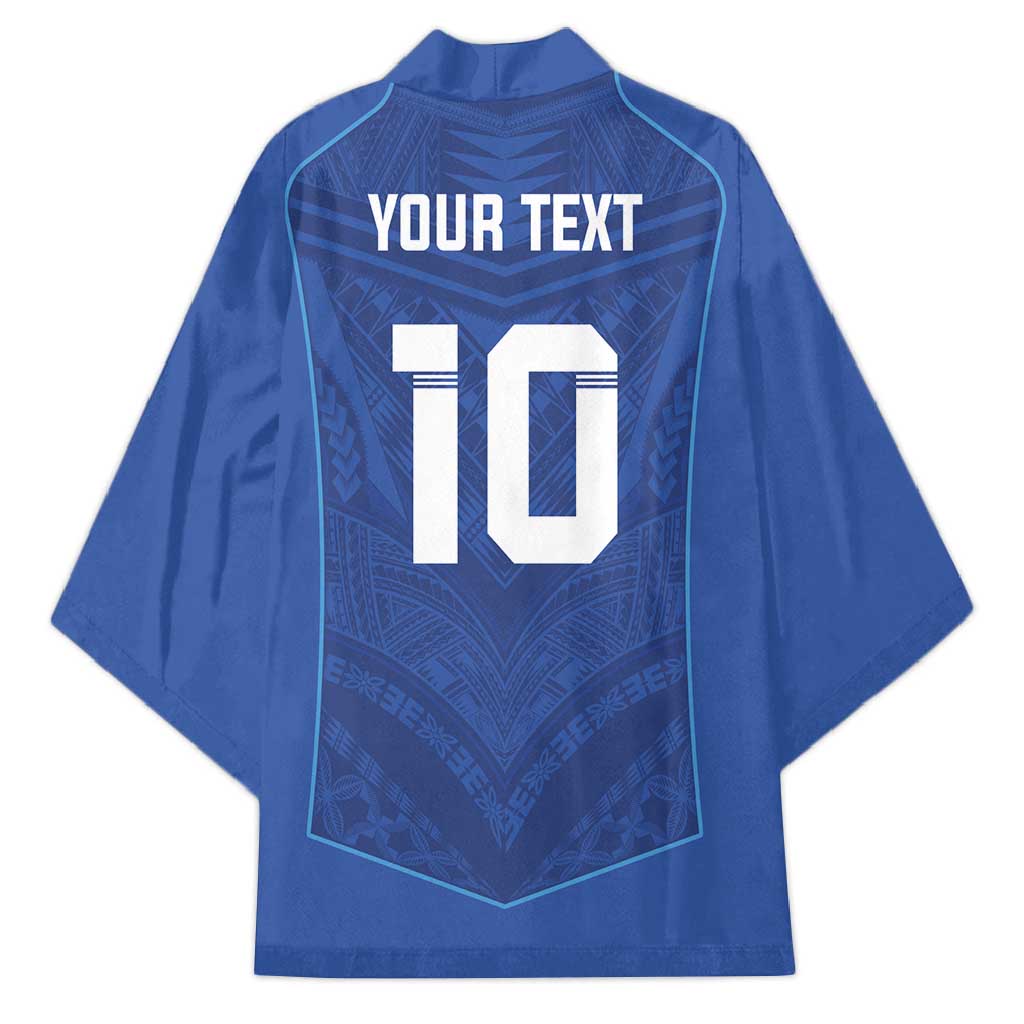 Custom Samoa Rugby Kimono Tatau Tribal Motifs Sporty Style - Polynesian Pride