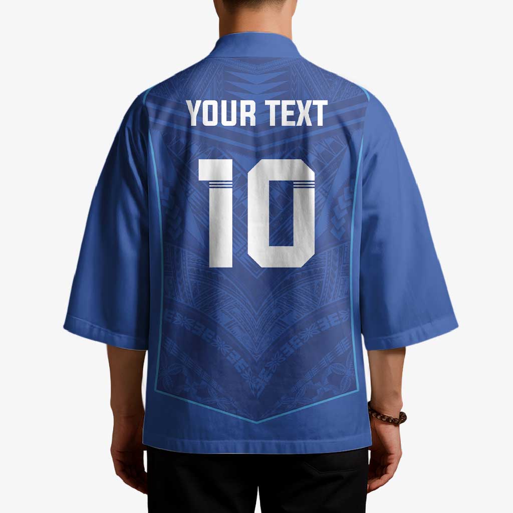 Custom Samoa Rugby Kimono Tatau Tribal Motifs Sporty Style - Polynesian Pride