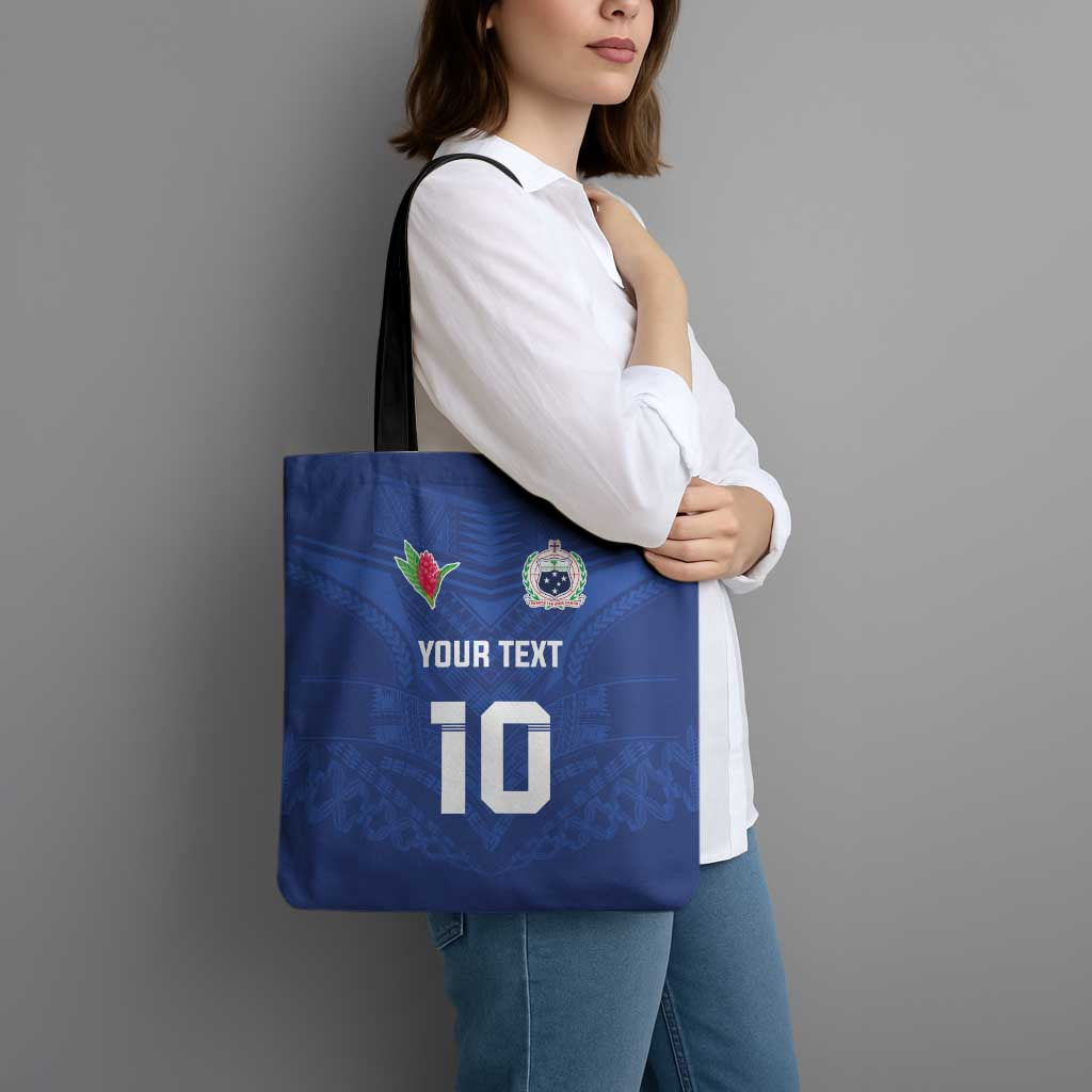 Custom Samoa Rugby Tote Bag Tatau Tribal Motifs Sporty Style - Polynesian Pride