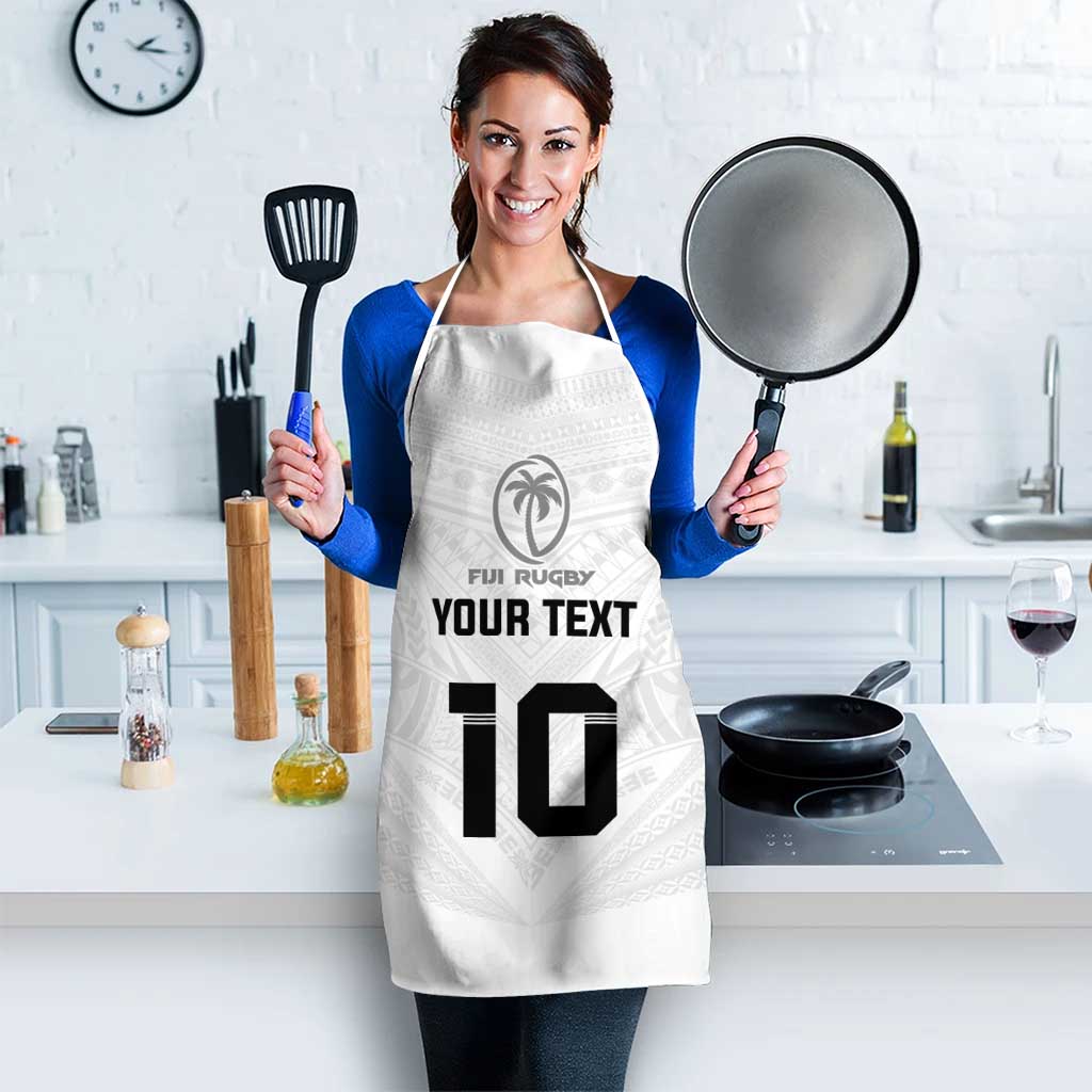Custom Fiji Rugby Apron Tapa Tribal Motifs Sporty Style - Polynesian Pride