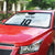 Custom Fiji Rugby Auto Sun Shade Tapa Tribal Motifs Sporty Style - Polynesian Pride