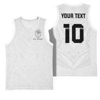 Custom Fiji Rugby Basketball Jersey Tapa Tribal Motifs Sporty Style LT03 - Polynesian Pride