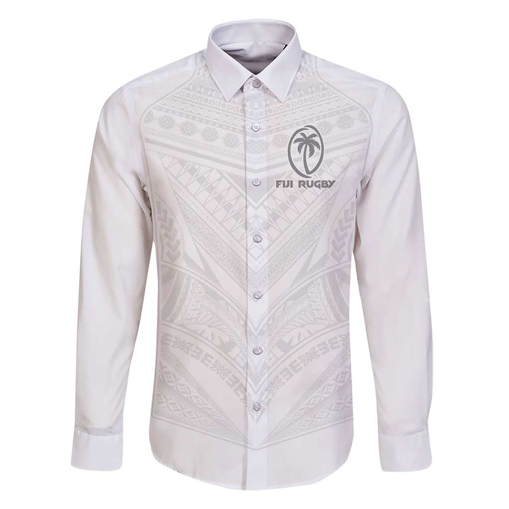 Custom Fiji Rugby Family Matching Long Sleeve Bodycon Dress and Hawaiian Shirt Tapa Tribal Motifs Sporty Style - Polynesian Pride