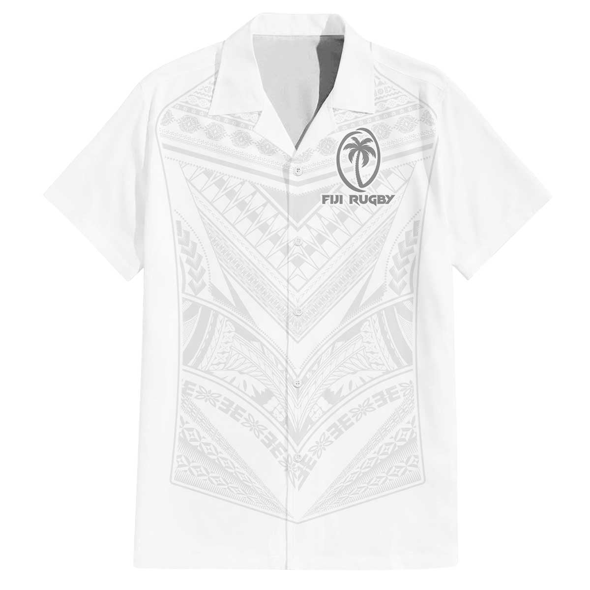 Custom Fiji Rugby Family Matching Off The Shoulder Long Sleeve Dress and Hawaiian Shirt Tapa Tribal Motifs Sporty Style - Polynesian Pride