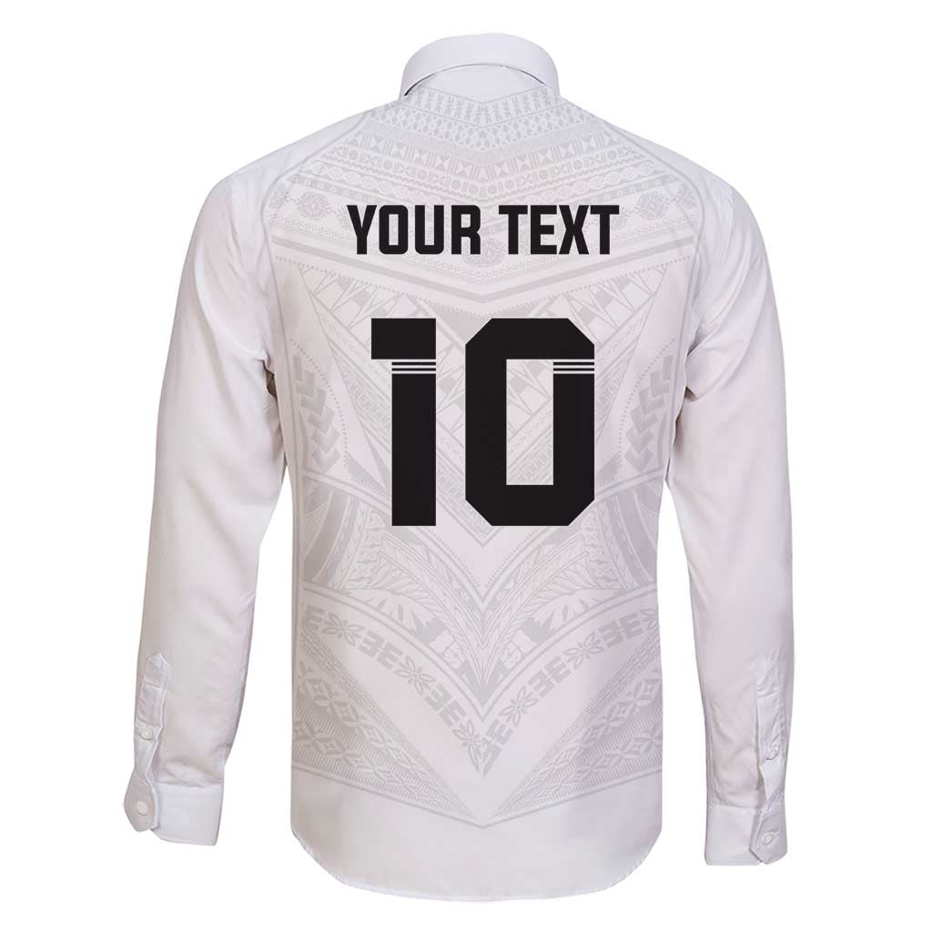 Custom Fiji Rugby Family Matching Puletasi and Hawaiian Shirt Tapa Tribal Motifs Sporty Style - Polynesian Pride