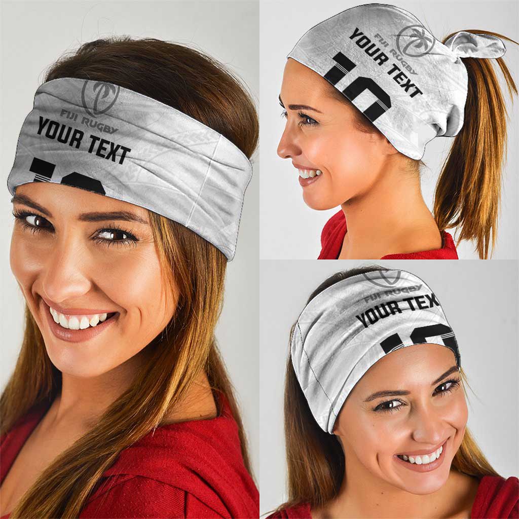 Custom Fiji Rugby Neck Gaiter Tapa Tribal Motifs Sporty Style LT03 - Polynesian Pride