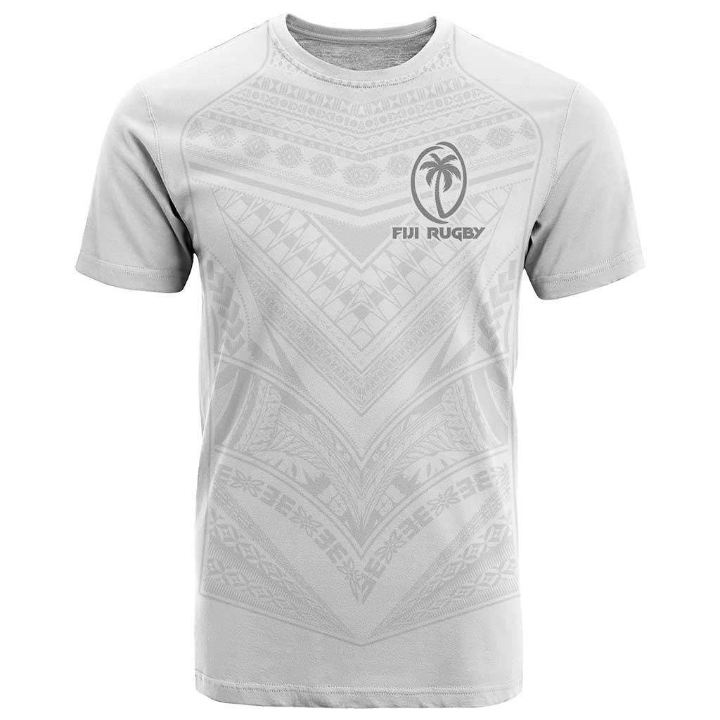 Custom Fiji Rugby T Shirt Tapa Tribal Motifs Sporty Style - Polynesian Pride