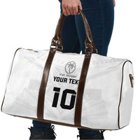 Custom Fiji Rugby Travel Bag Tapa Tribal Motifs Sporty Style LT03 - Polynesian Pride