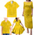 Custom Niue Rugby Family Matching Puletasi and Hawaiian Shirt Hiapo Tribal Motifs Sporty Style - Polynesian Pride